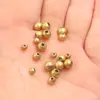2 Cores 4 Tamanhos DIY Acessórios para Joias de Aço Inoxidável Contas Redondas com Glitter Contas Espaçadoras Acessórios para Colar Pulseira