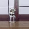 Atacado de Fabricante Copos de Licor de Alta Qualidade do Zodíaco Chinês, Taças de Vidro de Luxo Leve em Estilo Chinês, Copos de Licor Dourados para Uso Doméstico, Copos de Cristal