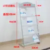 Suporte para Revistas, Suporte para Material Promocional, Expositores de Ferro de Chão, Estante para Armazenamento de Livros e Jornais, Organizador de Páginas Únicas e Coloridas, Suporte para Jornais e Revistas