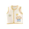 Chaleco Cálido para Bebé Otoño e Invierno Chaleco Acolchado para Bebé Chaleco Chaleco para Niños Top de Protección para el Vientre de Algodón Puro para Recién Nacido