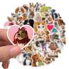 52 Adhesivos de Grafiti de Animales Lindos y Divertidos DIY Decorativos Maleta Cuaderno Adhesivos Impermeables Lote de Amazon