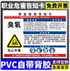 Tarjeta de Notificación de Peligro de Enfermedad Profesional, Ruido, Polvo, Quemaduras por Alta Temperatura, Peligros para la Salud, Señales de Advertencia de Seguridad, Señales de Materiales Peligrosos