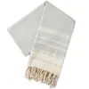 Toalla de Baño Grande Jacquard Tejido Poliéster-Algodón Venta al por Mayor Manta de Playa Turca Manta de Algodón-Lino Manta Turca con Forma de Diamante Hecho a Medida