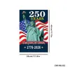 Producto Nuevo Transfronterizo 2026 Día de la Independencia Americana 250º Aniversario Bandera de Jardín Nueva Decoración Exterior para Patio Tela al por Mayor