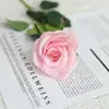 Qi Hao Arte Floral Toque Realista Hidratante Buquê de Rosas Britânicas Fotografia de Casamento Decoração de Casa Flores Artificiais em Vaso