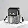Bolso cruzado pequeño de lujo ligero vintage transfronterizo, bolso para teléfono móvil para mujer, bolso cruzado mini simple y versátil para uso diario, venta al por mayor