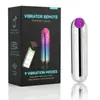 Huevo vibrador en forma de bala recargable por USB con control remoto por aplicación móvil, tapón anal para el autoplacer y masaje de mujeres