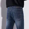 2025 Nuevos Jeans Elegantes de Otoño para Hombre Sueltos Rectos para Hombres de Mediana Edad Primavera y Otoño Elásticos Casuales Pantalones Largos
