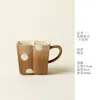 Taza maestra Iinoya Kisetsu estilo japonés, puntos de caramelo, mango cuadrado, taza personal estilo antiguo, taza de té estilo Wabi-Sabi
