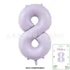 Globos Digitales de Tarjeta de 40 pulgadas Cubierta Dura Envueltos Individualmente Tarjeta de Papel Globos de Papel de Aluminio Globos de Decoración para Fiesta de Cumpleaños Venta al por Mayor