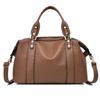 Bolsa Feminina Transfronteiriça 2025 Nova Moda Transfronteiriça Bolsa Boston Retrô Trabalho Simples Portátil Ombro Transversal