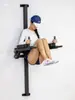 Equipamento de Fitness para Casa Hack Squat Levantamento Terra Remo Supino Paralelas Agachamento Unilateral Encolhimento Panturrilha Puxada