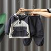 1106 Ropa Infantil Conjunto de Ropa de Primavera y Otoño para Niños 2026 Nuevo Estilo Coreano Casual Elegante Ropa de Moda de Otoño para Niños