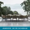 Móveis de jardim de ratã para exterior combinação de mesa de centro e cadeira à prova d'água pátio exterior hotel lazer sofá de ratã varanda de jardim