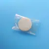 Almofadas Redondas de Grama Amarela com Características Únicas, Amostra de Algodão de Artemísia no Atacado, Papel Filme de Folha de Artemísia 6cm Almofadas de Algodão Descartáveis para Maquiagem