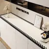 Mantel Personalizado para Aparador con un Estilo Francés de Lujo Ligero y de Gama Alta, Adecuado para Entrada, Aparador de Vinos, Zapatero, Cubierta de Mesa y Protección Superior de Mueble de TV
