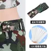 Cintos Específicos para Treinamento Militar para Homens e Mulheres, Adequados para Adolescentes, Estudantes Universitários e Estudantes do Ensino Médio, com Design Camuflado Elástico e Ajuste Regulável