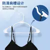 Perchas de Plástico Antideslizantes Engrosadas para Almacenamiento en Casa, Adecuadas para Vestidos, Vestidos de Gala y Camisolas, con un Diseño Sencillo
