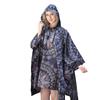 Poncho Quadrado Impermeável com Estampa Completa para Adultos Personalizado Poliéster Portátil Impermeável Multifuncional Tapete Impermeável Estilo Europeu e Americano
