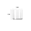 Venta Directa de Fábrica de Floreros de Plástico Imitación Vidrio de Alta Transparencia, Cubos para Flores Ecológicos, Contenedores Hidropónicos Espesados para Plantas y Botellas