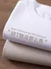 Camiseta Pesada Japonesa 300g Unissex Manga Longa Algodão Puro Caimento Solto Três Pontos Cor Sólida Original Base Branca para Outono e Inverno