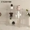 Portavasos de Acrílico Portavasos para Taza de Té Estante de Almacenamiento para Juego de Té Portavasos para Cafetería Portavasos para Vasos de Agua Organizador de Almacenamiento