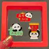 Panda de dibujos animados para ser no. 1 debe aprobar el broche cada examen examen de admisión a la universidad inspirador pequeño regalo pin insignia de estudiante hombres y mujeres