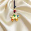 Estilo Étnico Chino Colgante de Caballo de la Fortuna de Aleación Accesorio de Metal Llavero de Gama Alta Adorno para Colgar en el Coche Fabricante de Regalos