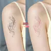 Las pegatinas de tatuaje termocrómicas que cambian de color al calentarse, con diseños de huesos, alas, estrellas, brazos, hombros y espalda, son pegatinas de tatuaje temporales impermeables
