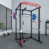 Pórtico de estrutura de agachamento profissional multifuncional para casa rack de barra, suporte para academia, equipamento de treinamento abrangente