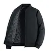Chaqueta de algodón con cuello mao para hombre, abrigo de algodón casual holgado de moda para invierno, ropa de algodón para hombre de talla grande