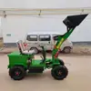Cargador Eléctrico, Cargador Pequeño de Nueva Energía para Ganadería y Limpieza de Estiércol, Pinza para Madera y Pasto