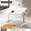Mesa Pequeña de Cama Elevable Plegable Mesa de Estudio para Dormitorio Mesa de Ventana Saliente Mesa de Lectura Mesa para Computadora Elevable Ajustable