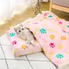 La Manta Más Vendida para Mascotas de Amazon Felpa de Franela Terciopelo Sherpa Espesa de Doble Capa Manta para Mascotas Esterilla para Perrera