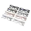 Gafas lisas de moda simple para hombre y mujer, artefacto de belleza simple, ultraligeras, combinan con todo, modifican la forma del rostro, anti-luz azul