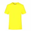 Camiseta Personalizada de Seda de Gelo Secagem Rápida Manga Curta, Blusa de Verão Fina com Gola Redonda Respirável com Logo Estampado em Malha Estrelada
