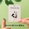 Broche de Panda Lindo de Dibujos Animados Huahua Colección Familia de Pandas Insignia Metálica de Animal Accesorios para Ropa Infantil Regalos