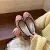 Zapatos Mary Jane Planos de Lazo con Puntos para Mujer 2026 Primavera Nuevos Zapatos de Ballet Planos sin Cordones de Suela Suave