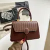 2026 Otoño/Invierno Nuevo Estético de Moda Personalidad Simple Versátil Patchwork Moda Bolso Cruzado de Hombro Pequeño Cuadrado para Mujer