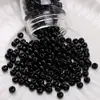 Cuentas de arroz de vidrio de alta calidad Oscuro Oscuro Cuentas redondas DIY Hecho a mano Casero Accesorios para collar pulsera con cuentas