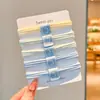 Diadema elástica azul para mujer, liga para coleta alta, nuevo modelo 2026, alta elasticidad, duradera, no daña el cabello, accesorio para el cabello