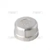 Tapa de tubería de acero inoxidable 304 paso recto DN15-DN100 tapón de rosca interior grado industrial válvula accesorios para caldera
