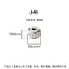 Nuevas cuentas espaciadoras de plata pura 999, hechas a mano con textura martillada, piezas espaciadoras de plata para joyería y pulseras estilo Xizang DIY, accesorios y materiales de plata