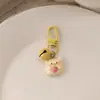 Chaveiro de Urso Capa Protetora para AirPods Concha de Fone de Ouvido Pingente Corrente para Capa de Celular DIY Joia Pingente de Chave Chave