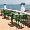 Mesas e Cadeiras de Lazer para Exterior, Estilo Simples, Adequado para Lojas de Chá com Leite, Cafés, Vilas e Cadeiras de Exterior para Pátio