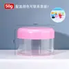 Tarro de Crema Colorido 5g10g20g30g50g Caja Transparente Dispensadora de Crema Facial Tamaño de Muestra para Prueba Botella Cosmética Vacía
