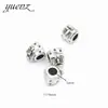 YuenZ Accesorios de joyería de cuentas para pulseras DIY europeas y americanas Caja de regalo de aleación Cuentas de agujero grande 11 * 9MM R117