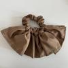 Falda plisada elegante de estilo coreano, de tela con círculos de alta calidad, con volantes de doble capa, tocado sencillo de moda para mujer.