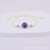 Venta Directa de Fábrica de Pulsera de Flores Secas Estilo Búho con Encaje de Gipsofila Fresca y Dulce, Pulsera de Cerámica de Jingdezhen