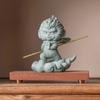 Fabricante de Arenisca Verde, el Regreso del Gran Sabio, Adornos Creativos de Escritorio, Decoraciones de Paisajismo para Acuario, Muebles para Mascota de Té Creativos y Culturales de Tendencia Nacional